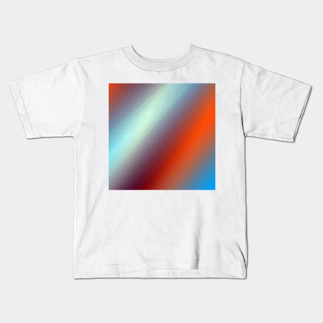 red blue abstract texture background Kids T-Shirt by Artistic_st